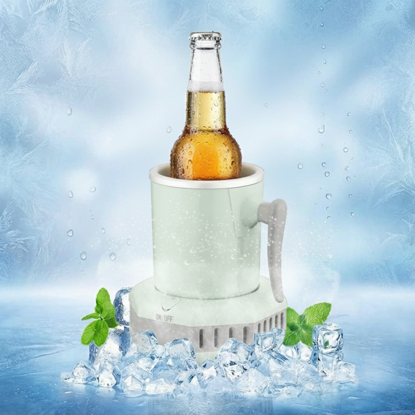 Electric Summer Drink Cooler Kettle Drink Chiller Portable Quick Electric Beverage Cup Cooler Ice Making - Image 1